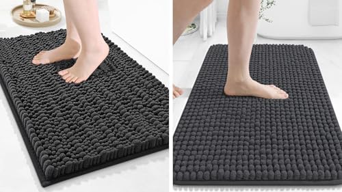 Arotive Luxury Chenille Bathroom Rugs Set, Ultra Soft and Absorbent