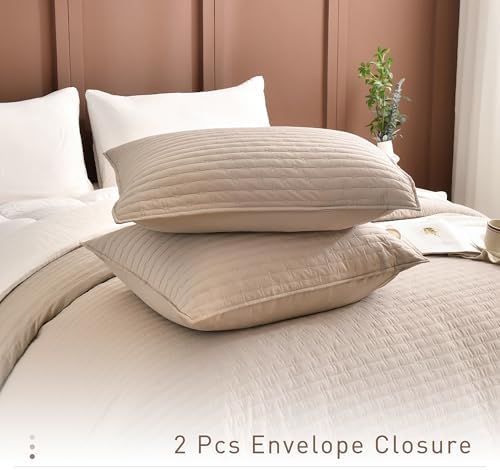 Masaca Oversized King Bedspread 120x120,3Pcs Extra Large Farmhouse