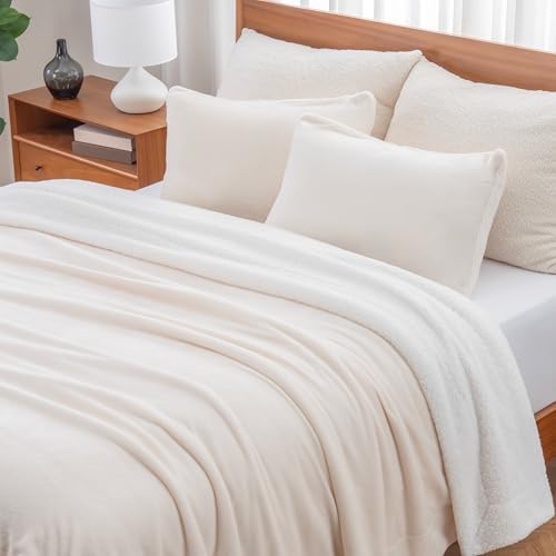 Berkshire Blanket-Sherpa Fleece Blanket, Warm and Soft Loftmink
