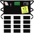 GREEN LIFESTYLE Server Aprons with 3 Pockets - Waist Apron, Waitress
