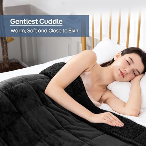 Sivio Weighted Blanket for Adult, King Size 25 lbs 80 x 87 Inches