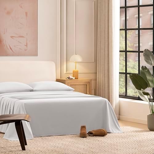 UGG Hedi Full Sheet Set, Luxury Cooling Sheets, 4-Piece, Grey