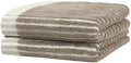 uxcell 100% Cotton Striped Soft Absorbent Jacquard Woven Hand Towels