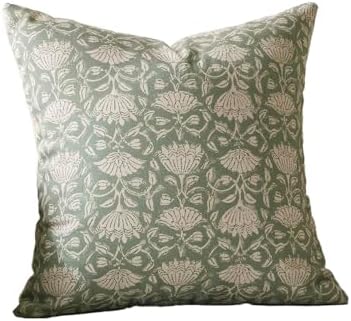 DOMVITUS Floral Pillow Covers 20x20 Decorative Throw Pillow Covers