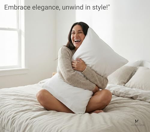 Light Grey Set of 4 Standard Queen Pillow Cases, Single-Ply Premium