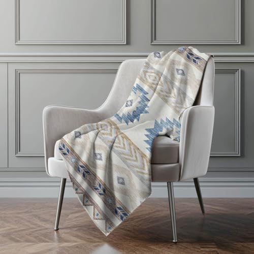 Addison Rugs ASB178 Taupe 50" x 70" Oversized Sherpa Throw Blanket