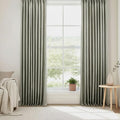 ChadMade Plain Woven Curtain Solid Energy Saving Privacy Curtain