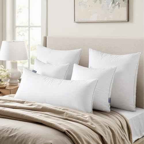 MIULEE 20 x 20 Pillow Inserts (Set of 2) -Throw Pillows for Couch Sofa