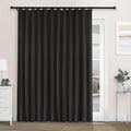 Macochico Extra Wide 100% Blackout Curtains for Sliding Door Bedroom