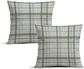 Green Buffalo Plaid Pillow Covers - Sage Green Tartan Throw Pillow