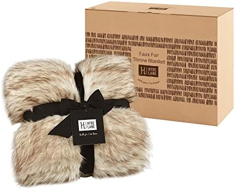 Hyde Lane polyester Blanket - 60x80 Luxury Long Pile Fluffy Decorative