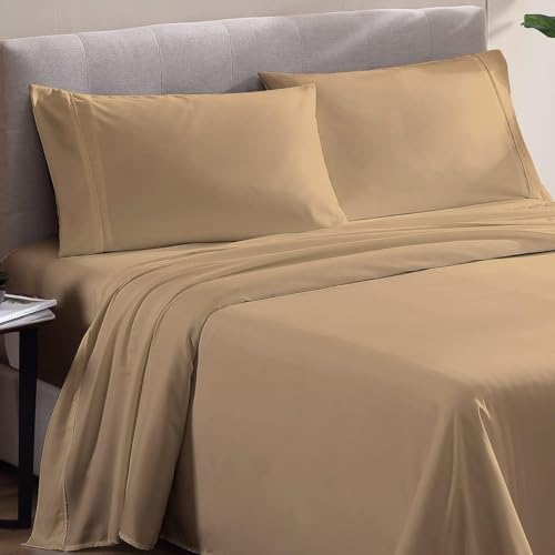 100% Supima Cotton Bed Sheets - 1000 Thread Count 4 Pc Full-XL Set