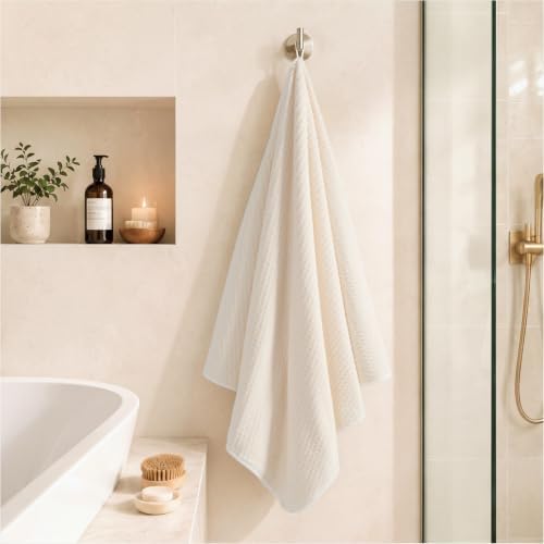 ecolook Microfiber Bath Sheet 35x70in, Lightweight & Quick Dry, Beige