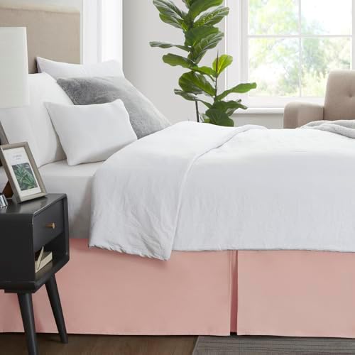 Nestl Taupe Bed Skirt Queen Size - Queen Bed Skirt 14 Inch Drop