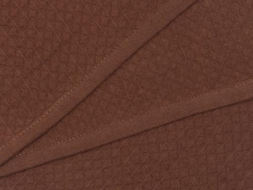 Cotton Dish Towels for Kitchen, Dish Rags 8 Pack,12”x 12”, Brown