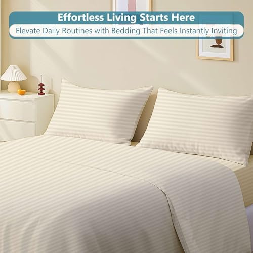 Ready To Rest 5 Piece Split King Sheets, Premium Egyptian Cotton