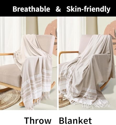 Extra Large Turkish Beach Towel Picnic Mat Throw Blanket Summer Woven