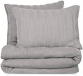 Vellux Malmo 3-Piece Blanket Set – King Size – Striped Knit