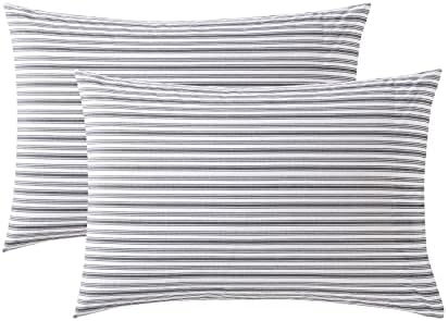 Nautica - Standard Cotton Percale Pillowcase Set, 2-Pack