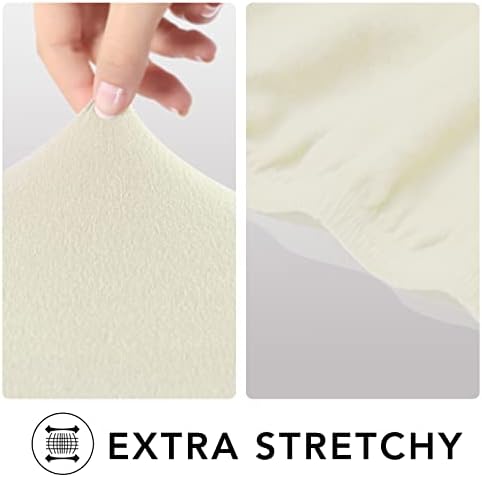 PureFit Stretch Couch Covers for Sofa Large Sofa Slipcovers Ivory
