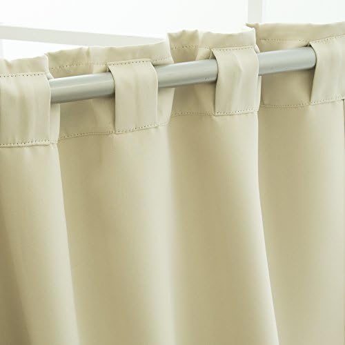 Home Fashion Premium Thermal Insulated Blackout Curtains - Back