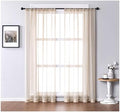 Beydodo Sheer Curtains 72 Inches Long, Living Room Curtains for