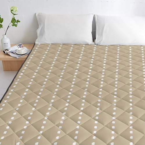 Stone Ticking Quilt California King Luxury Quilted Comforter