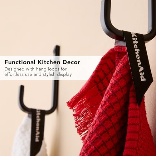 KitchenAid Gourmet Series Gridlines Kitchen Towels 3-Pack Set, 100%