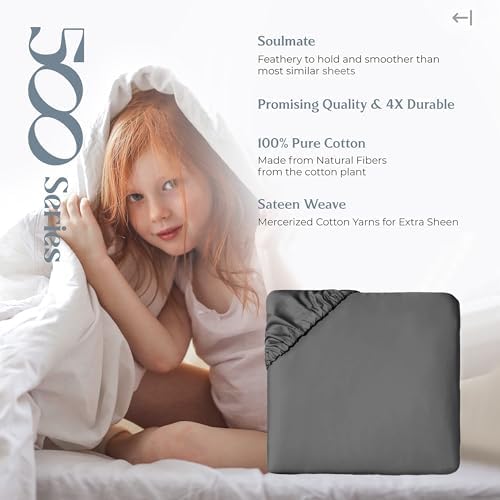 Mayfair Linen King Fitted Sheet only - Luxury 500 Series Egyptian