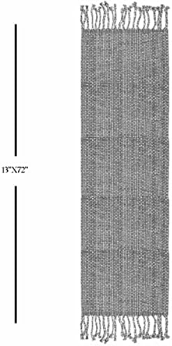 100% Cotton Table Runner for Dining Room Tables Rectangle Two Tone
