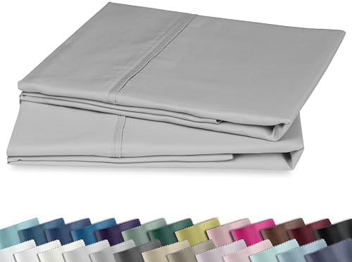 California Design Den 2-Pack King Pillowcase,100% Cotton Sateen