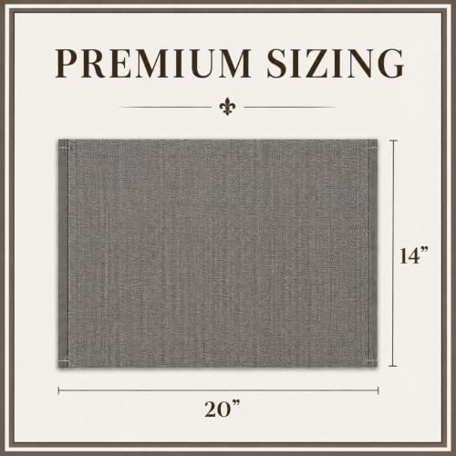 100% Cotton Cloth Placemats Carlo Lamperti Italy, 20 x 14, Set of 4