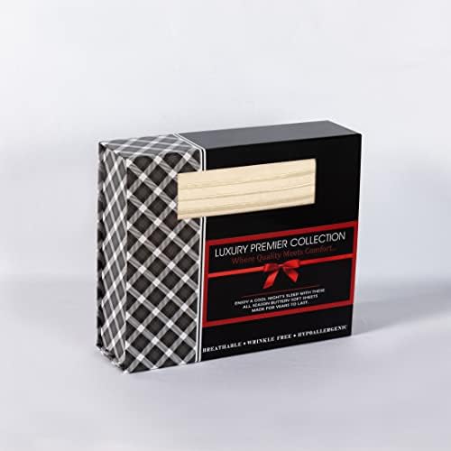 Elegant Comfort Luxurious Microfiber Gift Box 4-Piece Bedding Sheet