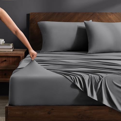Bare Home Cooling Performance Jersey Knit Stretch Sheet Set