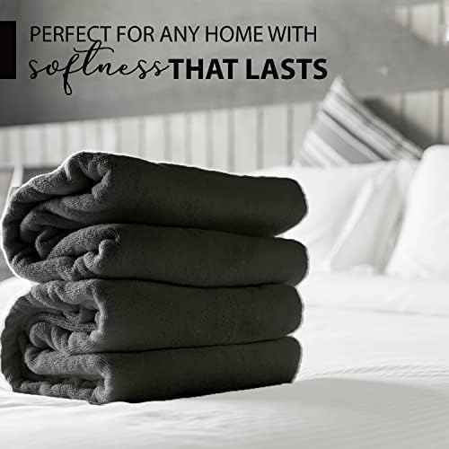 KAHAF COLLECTION 100% Cotton Bath Towels, 24x48 Pack of 6 Towels