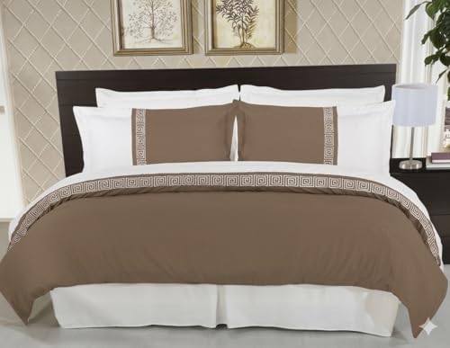 sheetsnthings Astrid 100-Percent Microfiber Full-Queen 3PC Duvet Cover