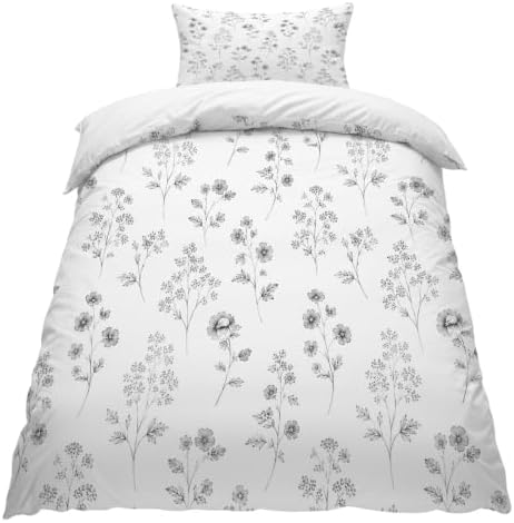 Spring Floral Duvet Cover Queen Size,Quilt Cover 90"x90" with Zipper