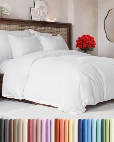 Duvet Cover Queen Size - Extra Soft 3 Piece with Zipper Closure