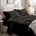 800 Series Egyptian Cotton King Sheets Soft Luxury Charcoal Grey