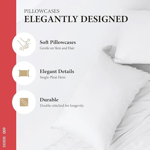 100% Egyptian Cotton King Size Sheet Set - 600 Series Refined