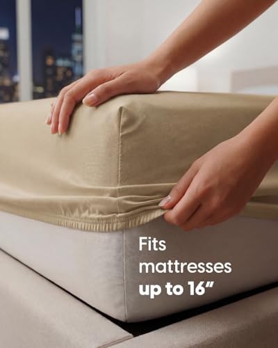 Sleepy Town Twin Size Bed Sheets - 3 Piece - Twin Sheet Set - Extra