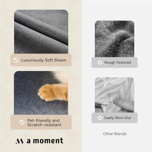 a moment Pack of 4 Couch Pillow Covers,Outdoor Waterproof Cushion