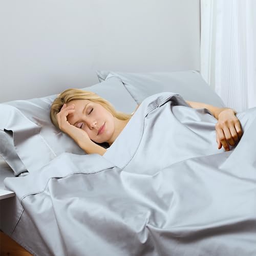 Cotton King Flat Sheet Only, 600 Thread Count 100% Egyptian Cotton Top