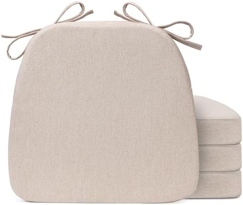 Sunsleek Chair Cushions for Dining Chairs D-Shaped Seat Cushions Chair