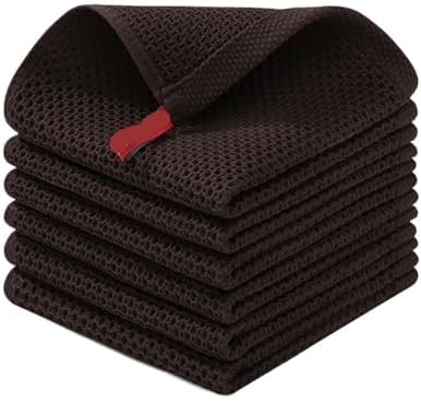 Cotton Kitchen Towels - Soft, Absorbent, Dish Cloths for Cleaning and