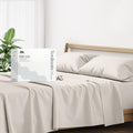 Mayfair Linen Sheets 100% Egyptian Cotton Queen Size - Luxury 500