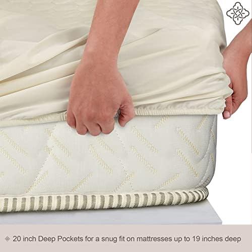 Bioweaves 100% Organic Cotton Mattress Pad Cover, GOTS Certified