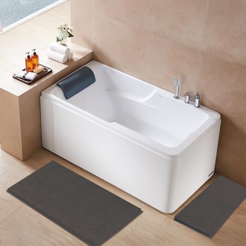 Bathroom Rugs Sets 2 Piece, Plush Bath Mat Set Quick, Super Absorbent