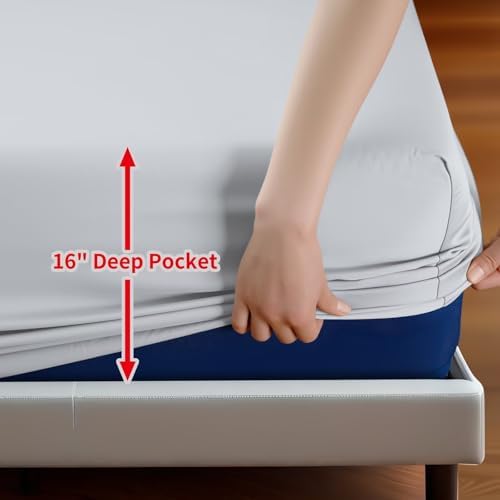 Fitted Sheet 1 Pack King Size Only Viscose Derived from Bamboo,400
