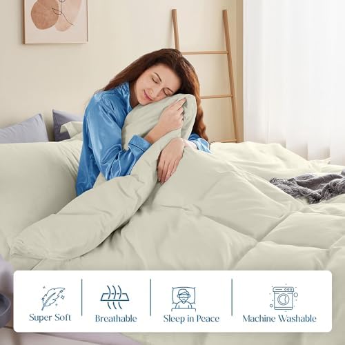 jaycorner Queen/Full (90x90) Duvet Cover 400 Thread Count 100% Cotton